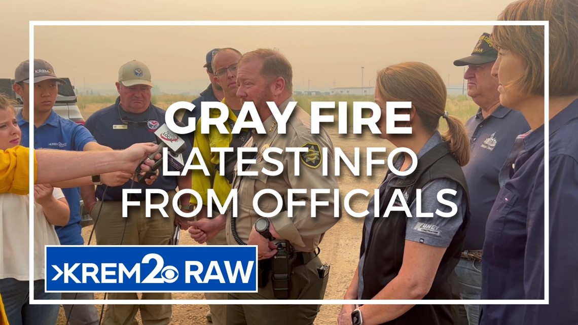 Spokane County Dnr Officials Give Update On Gray Fire In Medical Lake