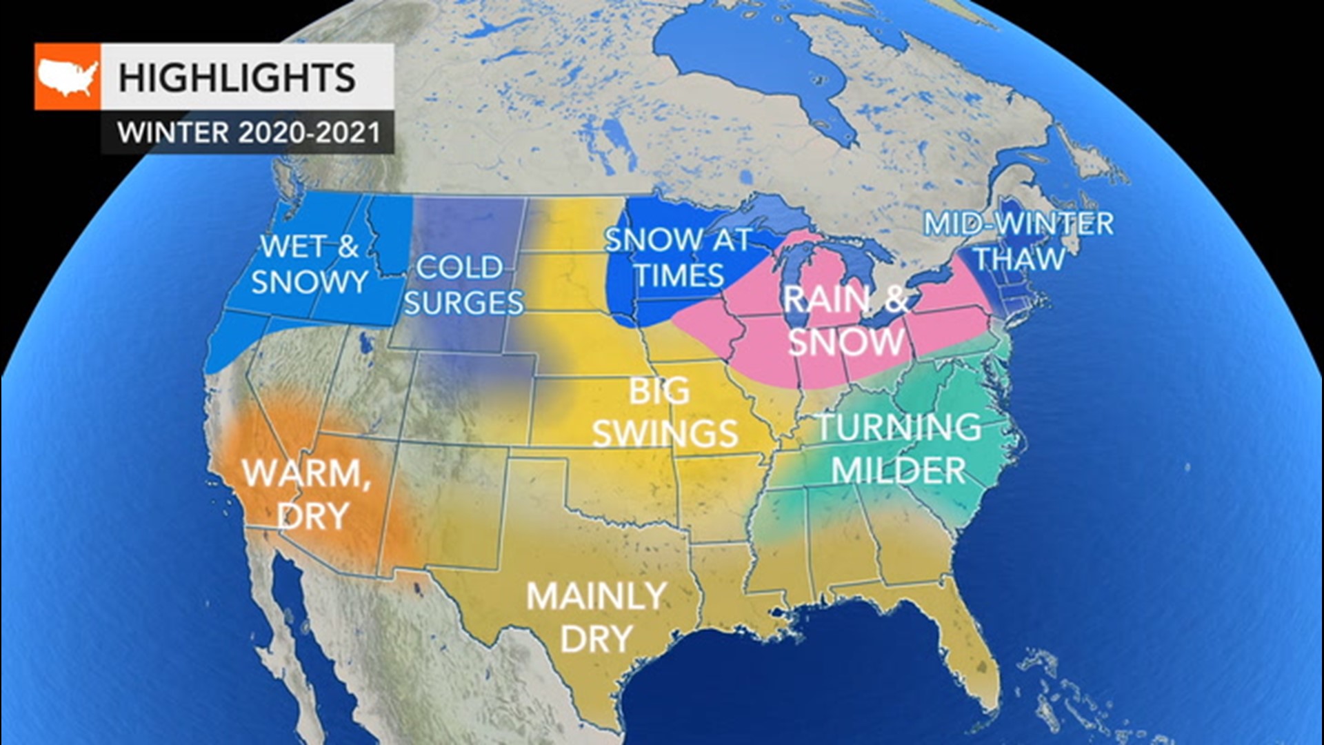 Winter is coming; here's the winter weather forecast for around the