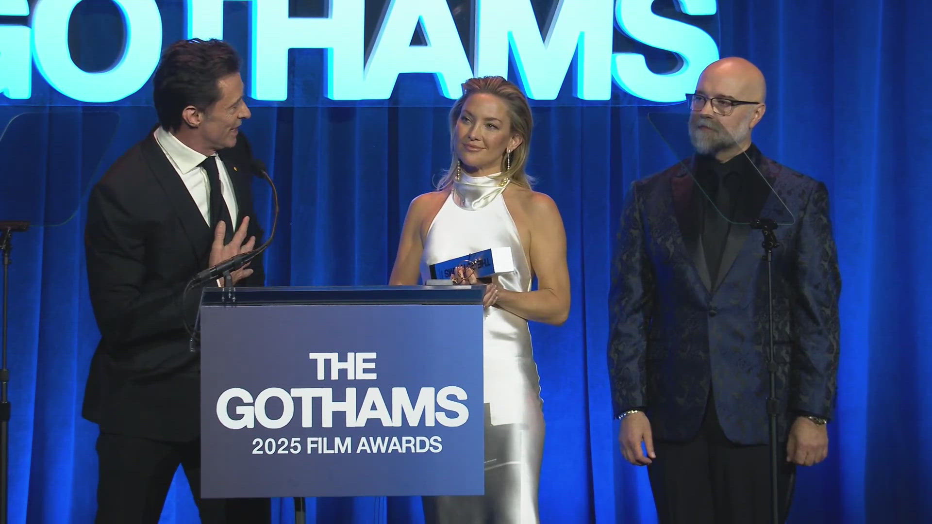 Kate Hudson and Hugh Jackman win Musical Tribute at Gotham Awards