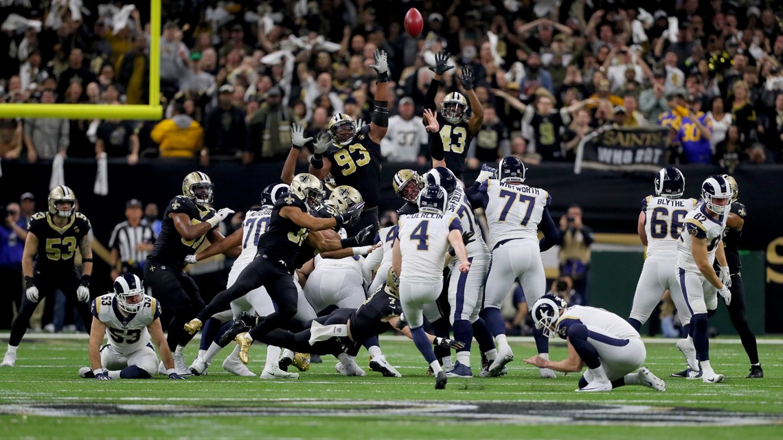 Blown call, Zuerlein's 57-yard FG send Rams to Super Bowl