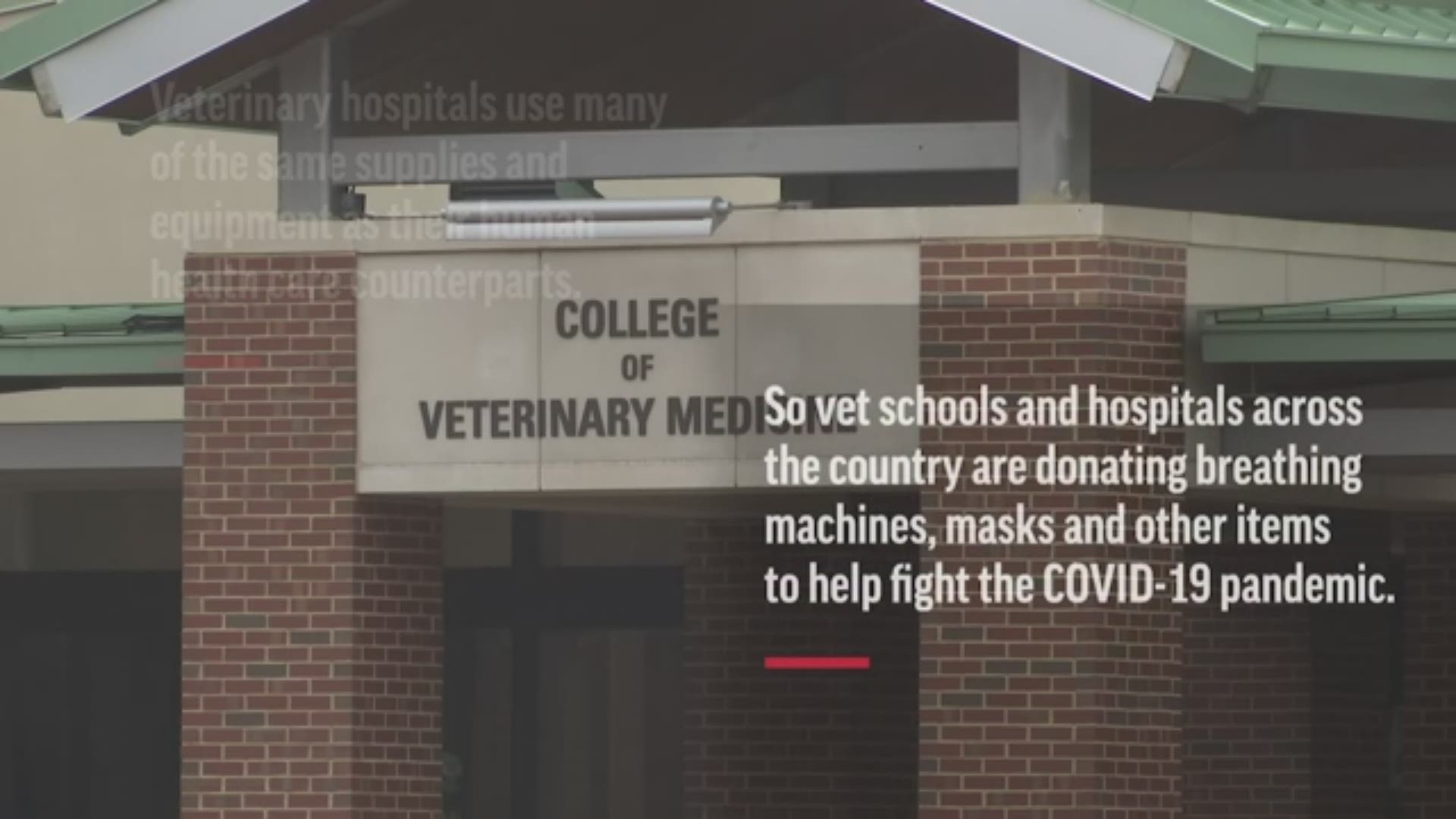 Breathing machines, masks, gowns, protective suits -- the donations come in response to a call for materials to combat the coronavirus.