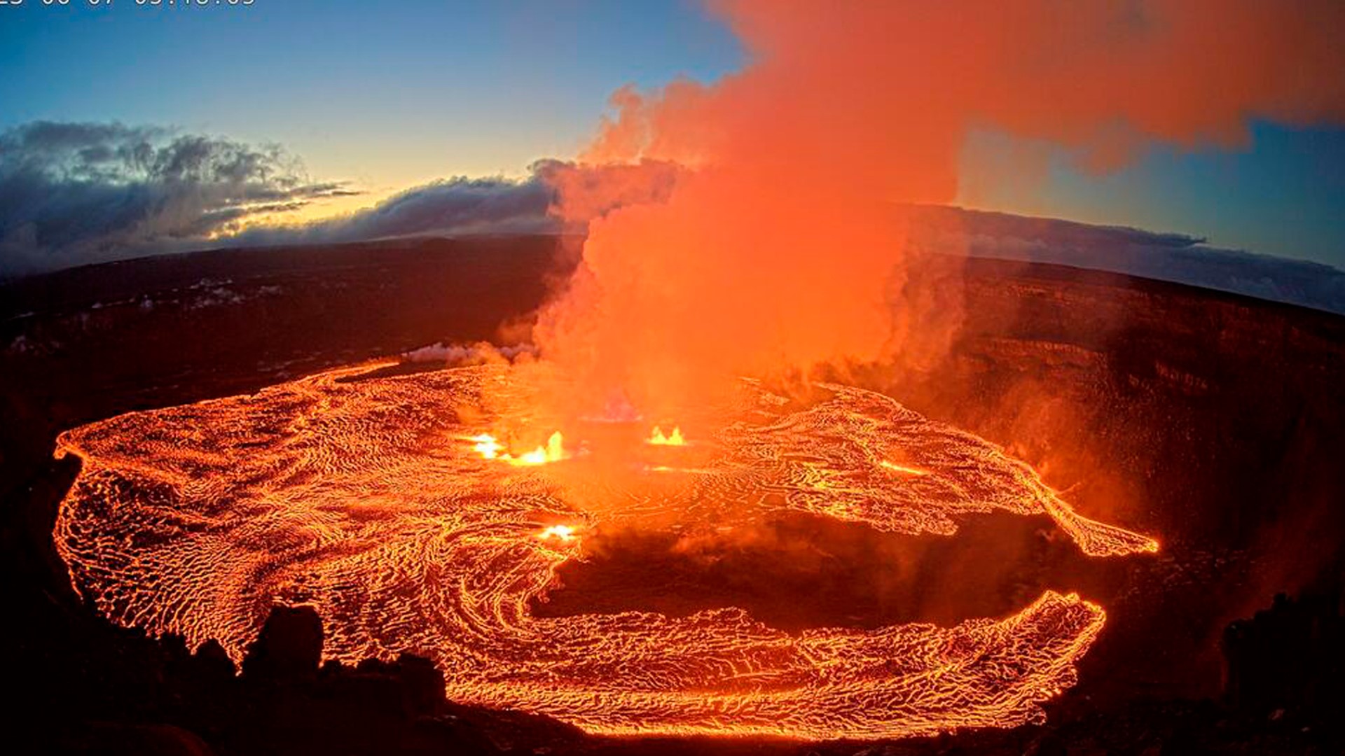 When a volcano starts flaring up, sputtering and spewing emissions into the atmosphere, vog often develops.