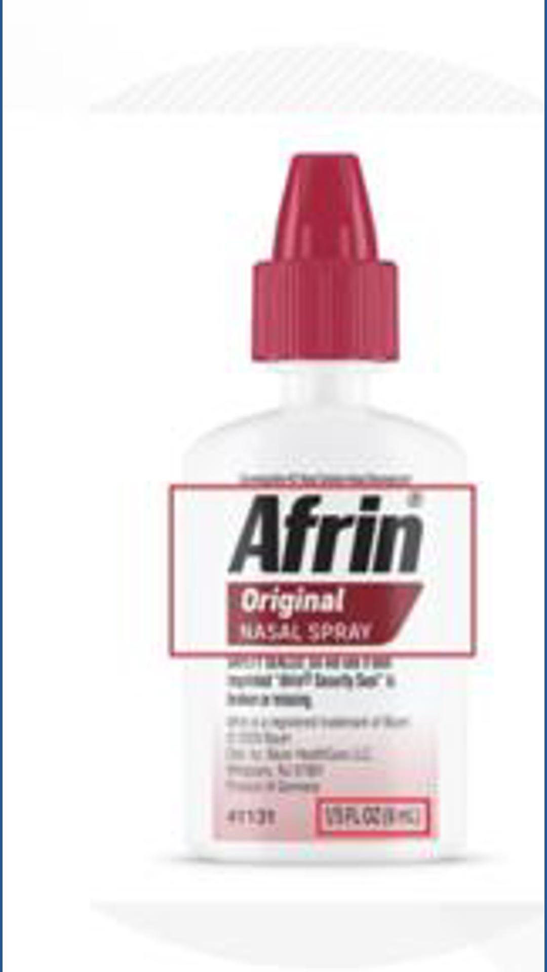 Nearly 800,000 Afrin nasal sprays recalled over safety risk for ...