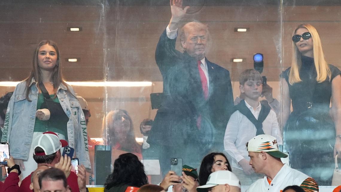 What happened to Kai Trump arm ? 