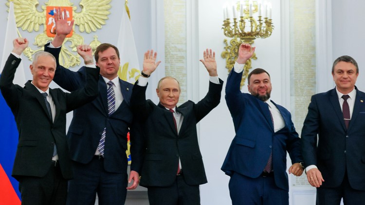 Putin illegally annexes Ukraine regions; Kyiv seeks NATO entry