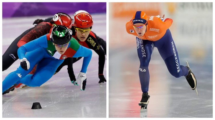Like NASCAR on ice: How short track speedskating differs from long track