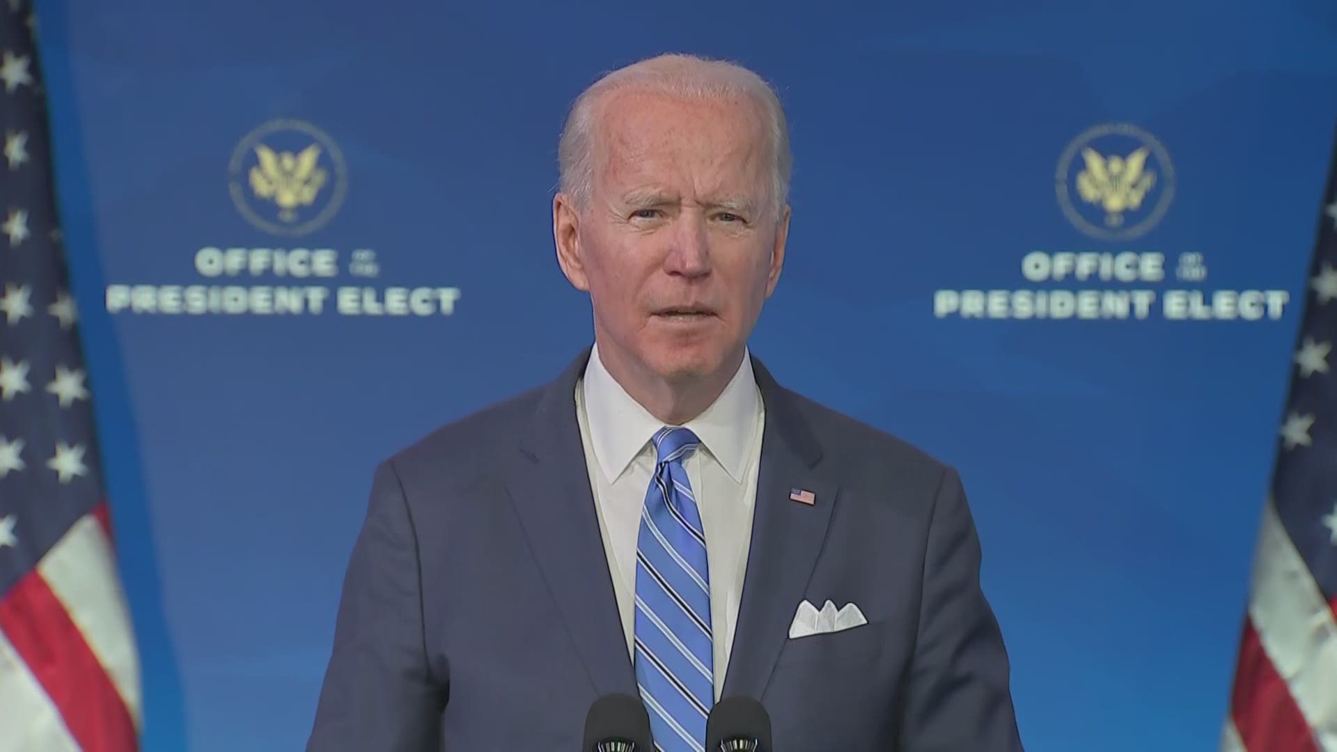 President-elect Joe Biden laid out his economic relief plan due to the coronavirus pandemic, including help for families, businesses and landlords.