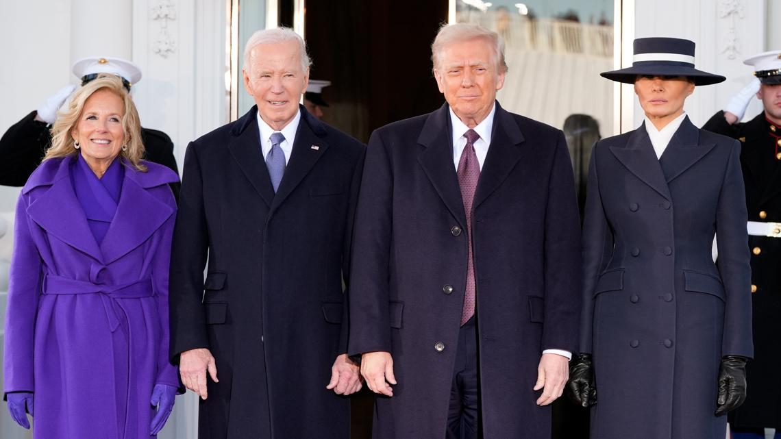 Who designed Melania Trump's outfit for Inauguration Day 2025?