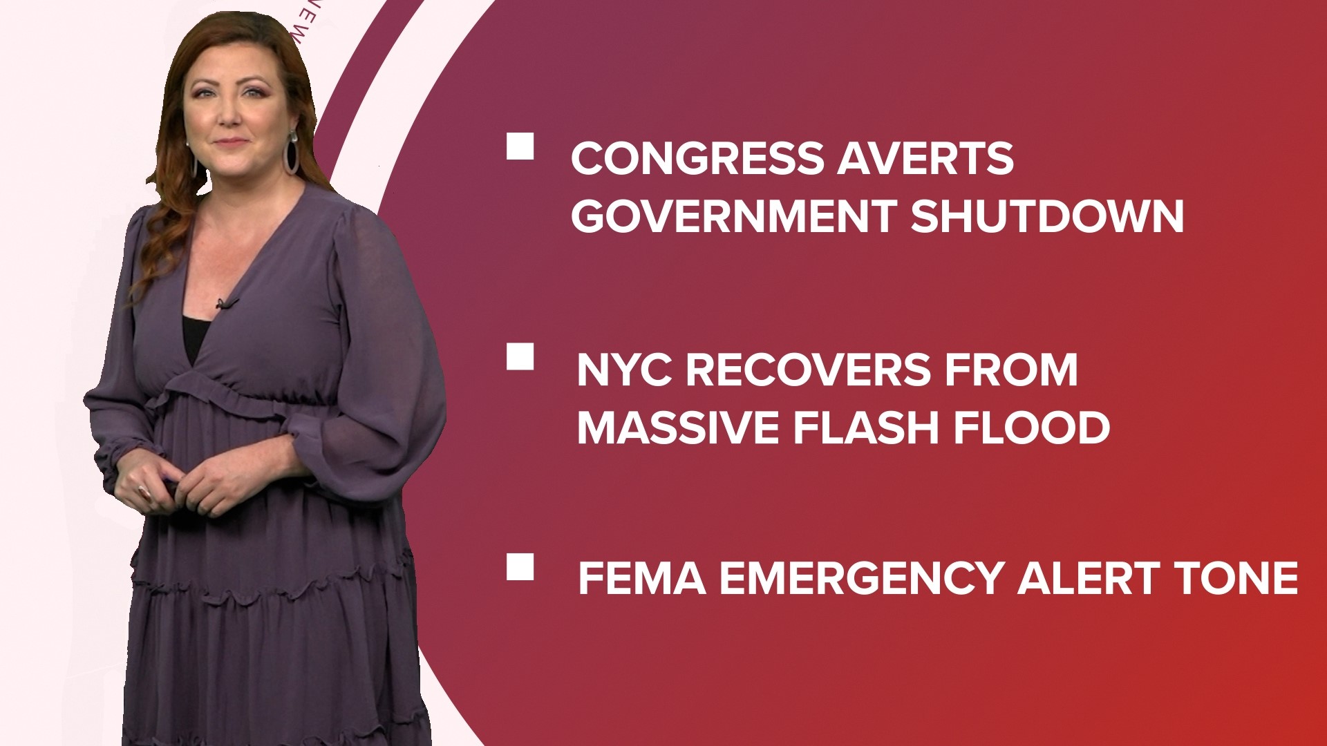 A look at what is happening in the news from a government shutdown avoided for now to dealing with intense flooding in NYC and student loan payments begin again.