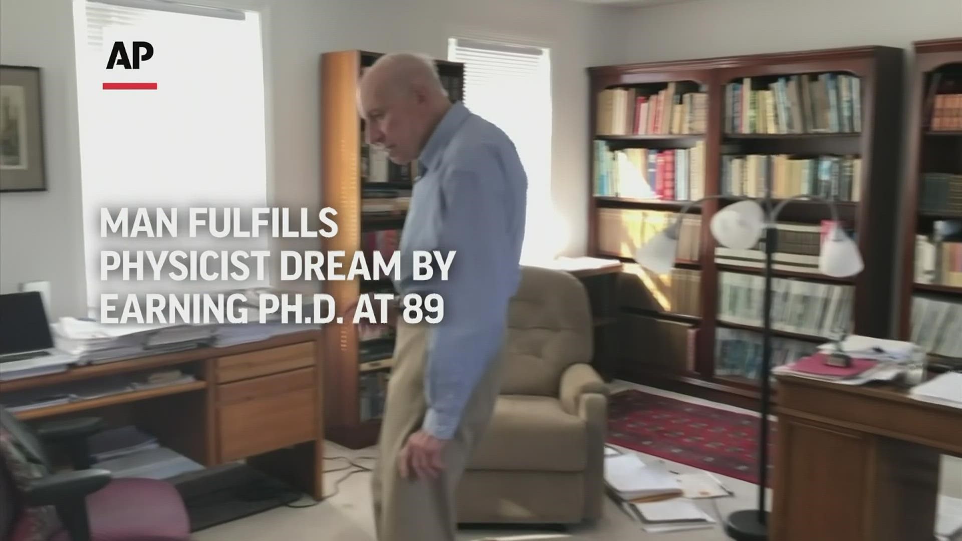 Manfred Steiner always wanted to study physics. So at 89, he followed his dream.
