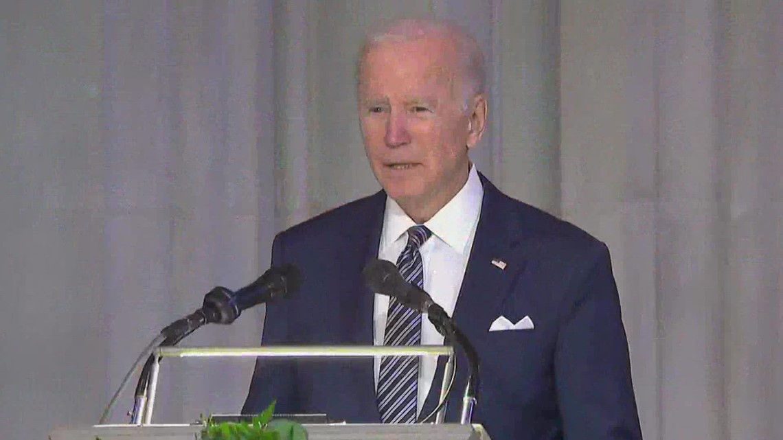 Joe Biden remembers Bob Dole as patriot, statesman in eulogy at National Cathedral