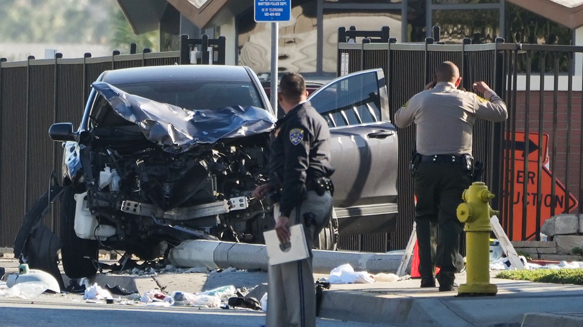 Los Angeles County sheriff's recruits hit by wrong way driver - Vimarsana News