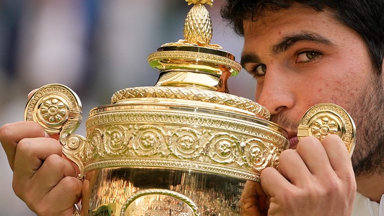 Wimbledon men's singles final 2023: Carlos Alcaraz beats Novak Djokovic –  as it happened, Wimbledon 2023