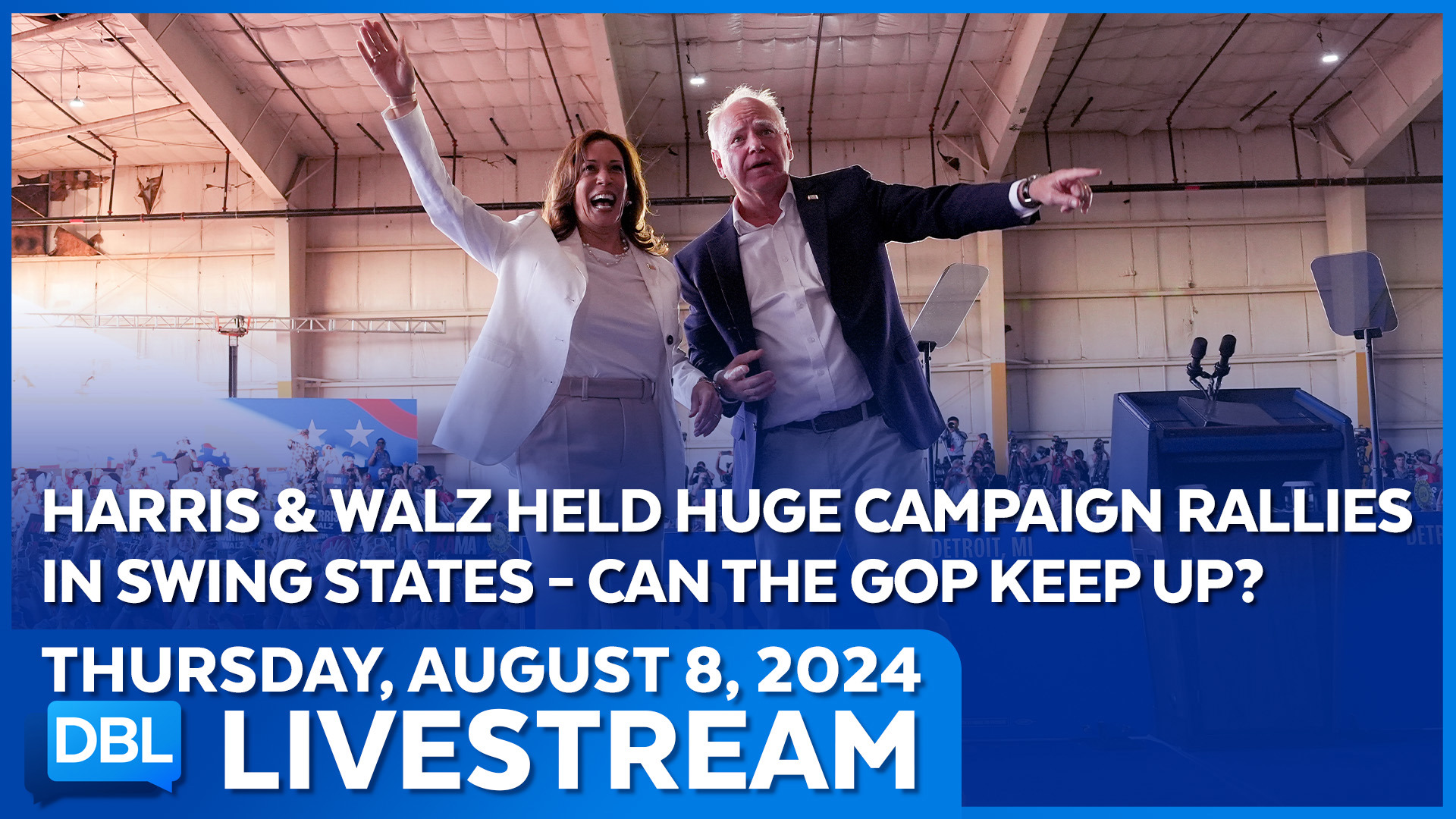 Huge Campaign Rallies In Swing States for Harris & Walz, How Will Trump & Vance Balance The Scales?