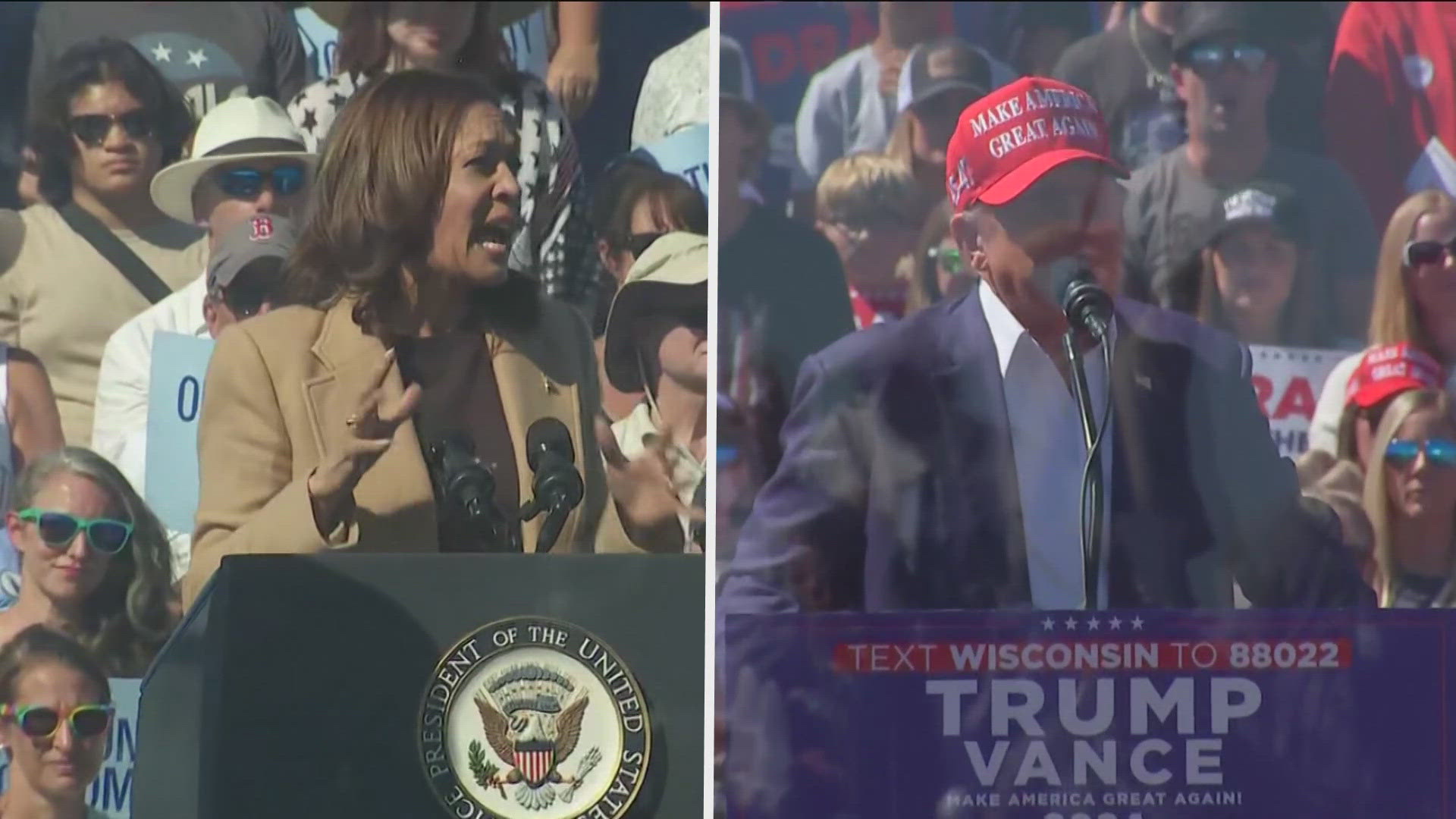 A new KARE 11-MPR News-Minnesota Star Tribune Minnesota Poll shows the Democratic ticket with a five-point lead for Minnesota’s electoral votes.