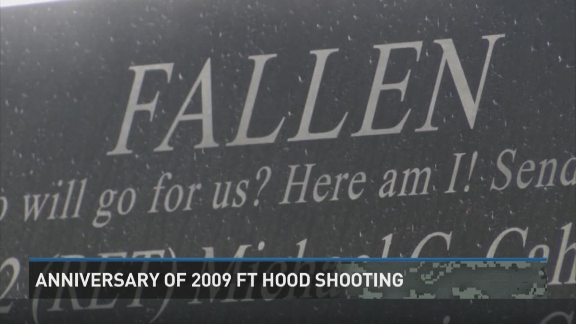 Remembering those that lost their lives seven years ago in the fatal shooting at Fort Hood.