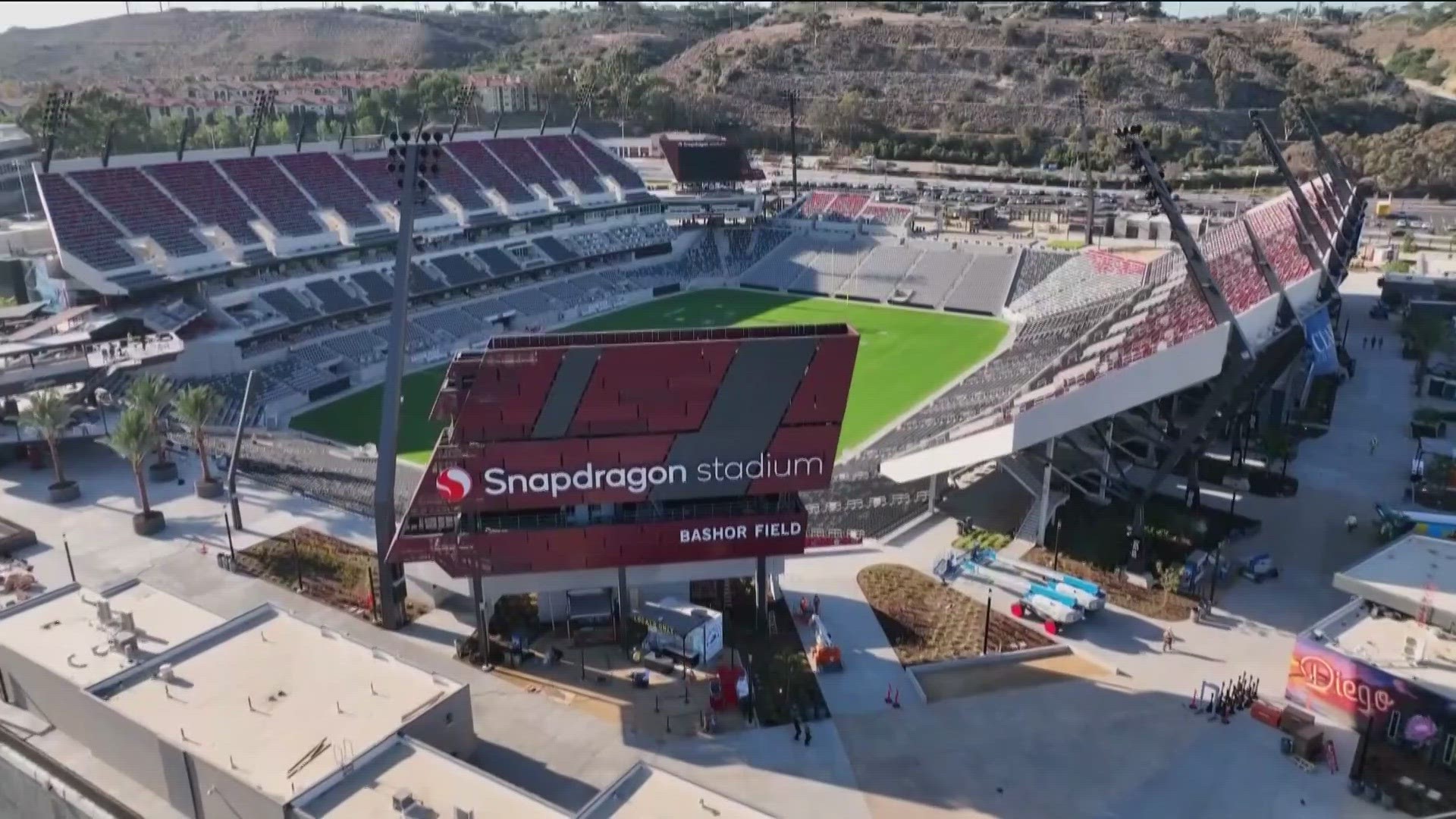 The announcement of the next expansion MLS team was made from San Diego's Snapdragon Stadium, which will host the team beginning in 2025.