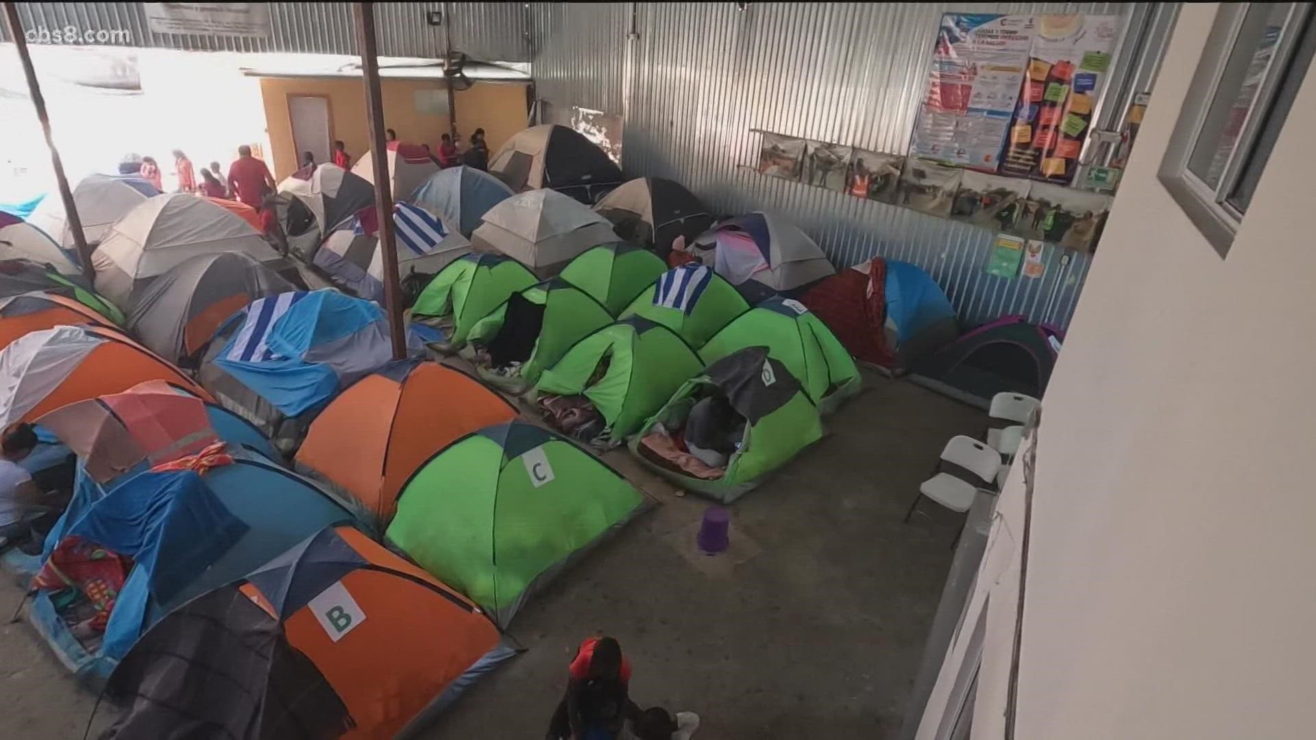 More Ukrainian refugees are coming across the border right now, while it's another day of waiting for tens of thousands of immigrants from other countries