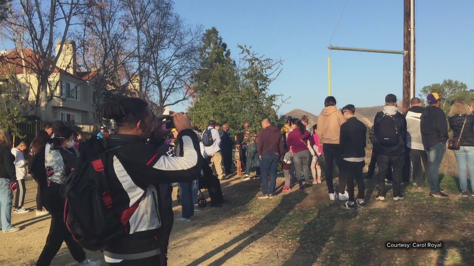 Calabasas memorial for Kobe Bryant