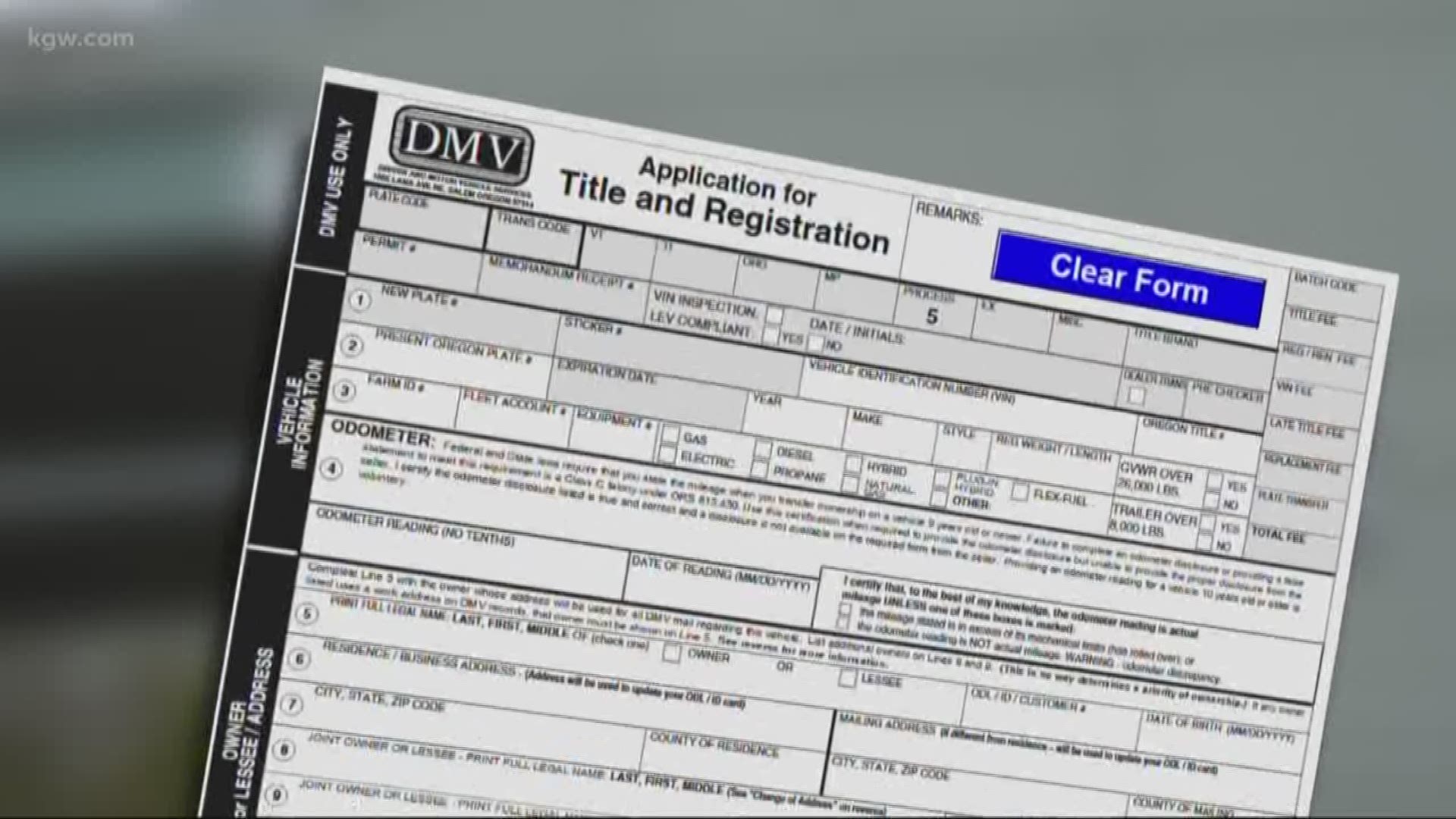 Car Sellers In Oregon Getting Tickets Issued To New Owners Krem Com