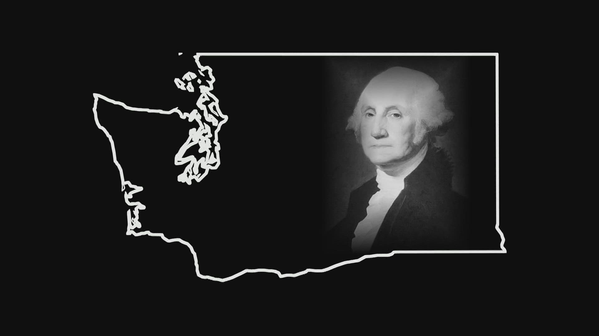 The Evergreen state was named after George Washington, but it wasn't the preferred choice from settlers looking to break away from the Oregon Territory.