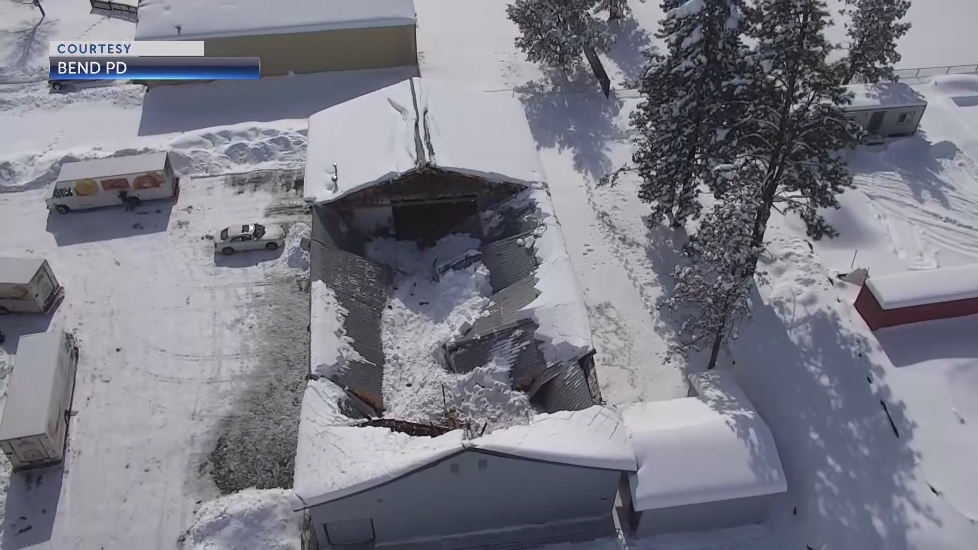Roofs Collapse Due To Heavy Snow At Bend s Bimbo Bakeries Warehouse And 