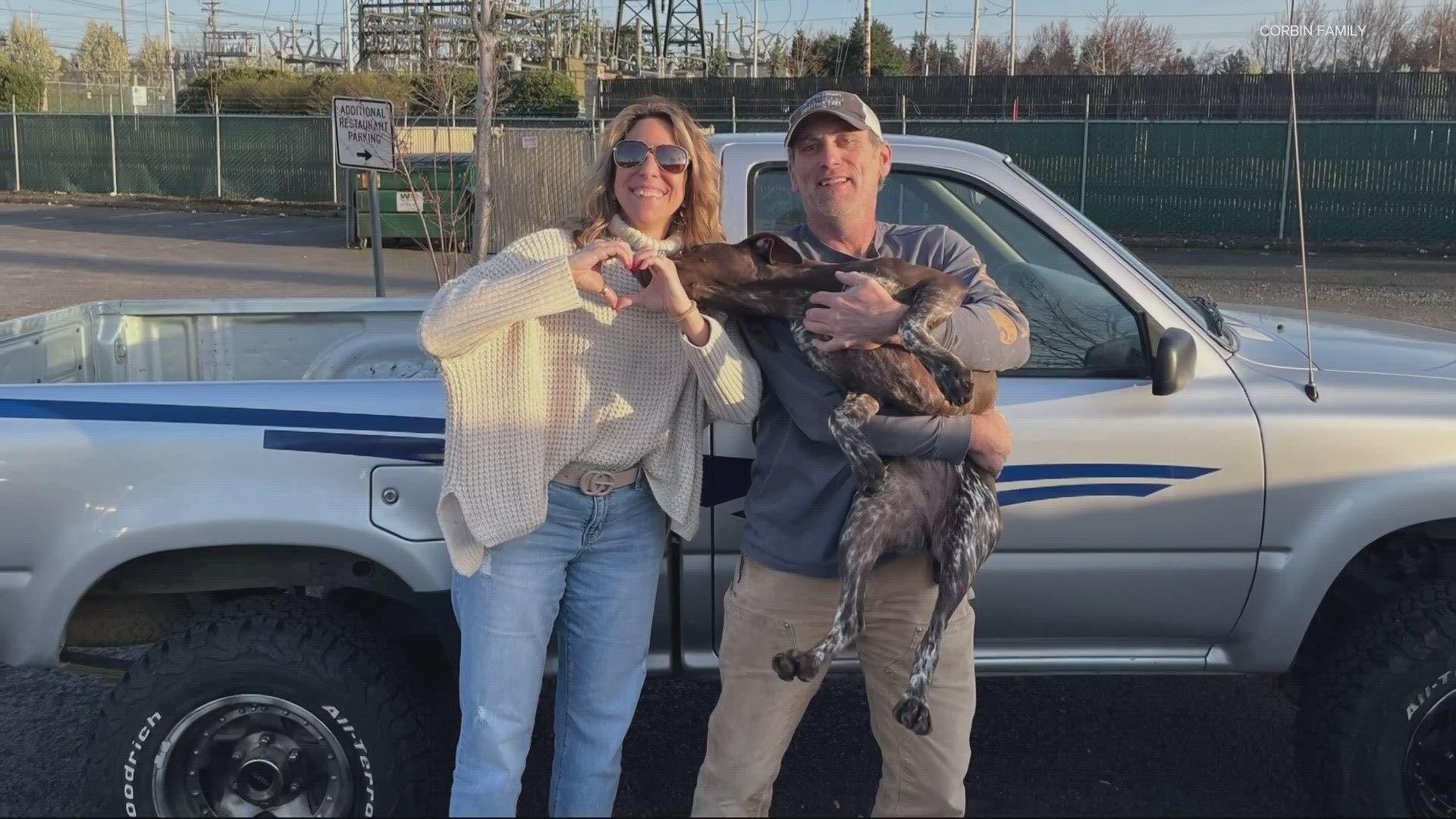 The pickup truck was stolen earlier this week with dog, Ida, inside. Both were located in Gresham on Friday after thousands shared the story on social media.