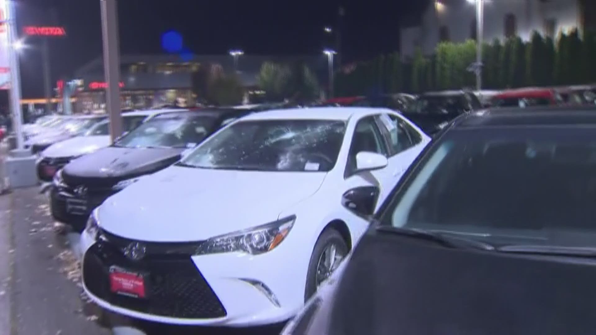 Several vehicles vandalized at Toyota of Portland