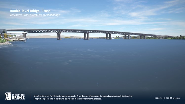 New 3D renderings give public a look at potential I-5 bridge designs