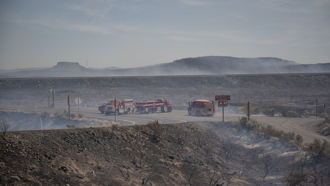 Fire in Umatilla County burns 16,816 acres, 100 contained
