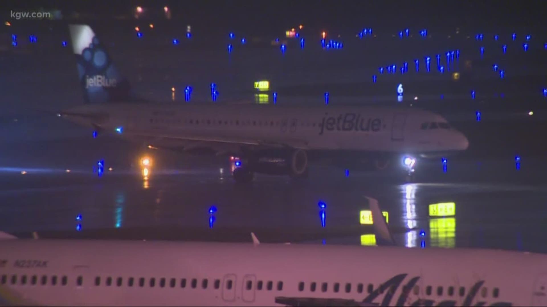 A JetBlue flight out of PDX made emergency landing Monday evening after bird strike.