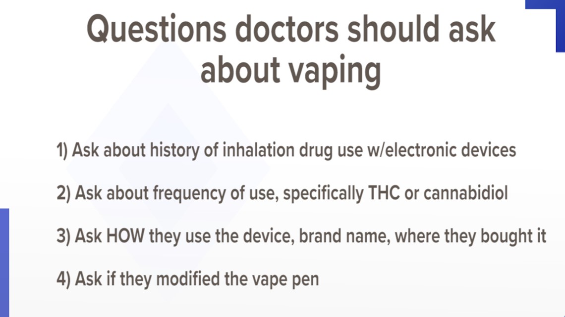 Questions Houston Doctors Ask About Possible Vaping Cases Krem Com