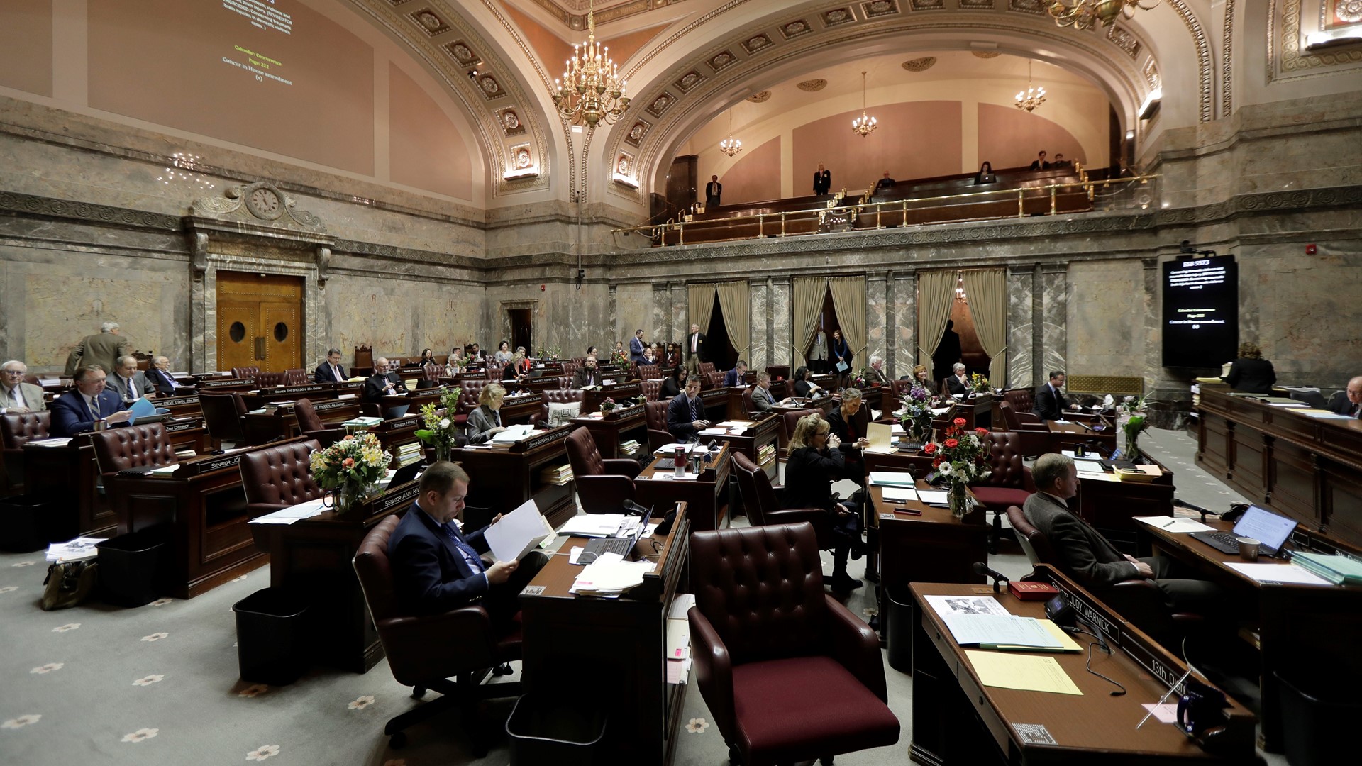 Washington state's legislative session begins Monday