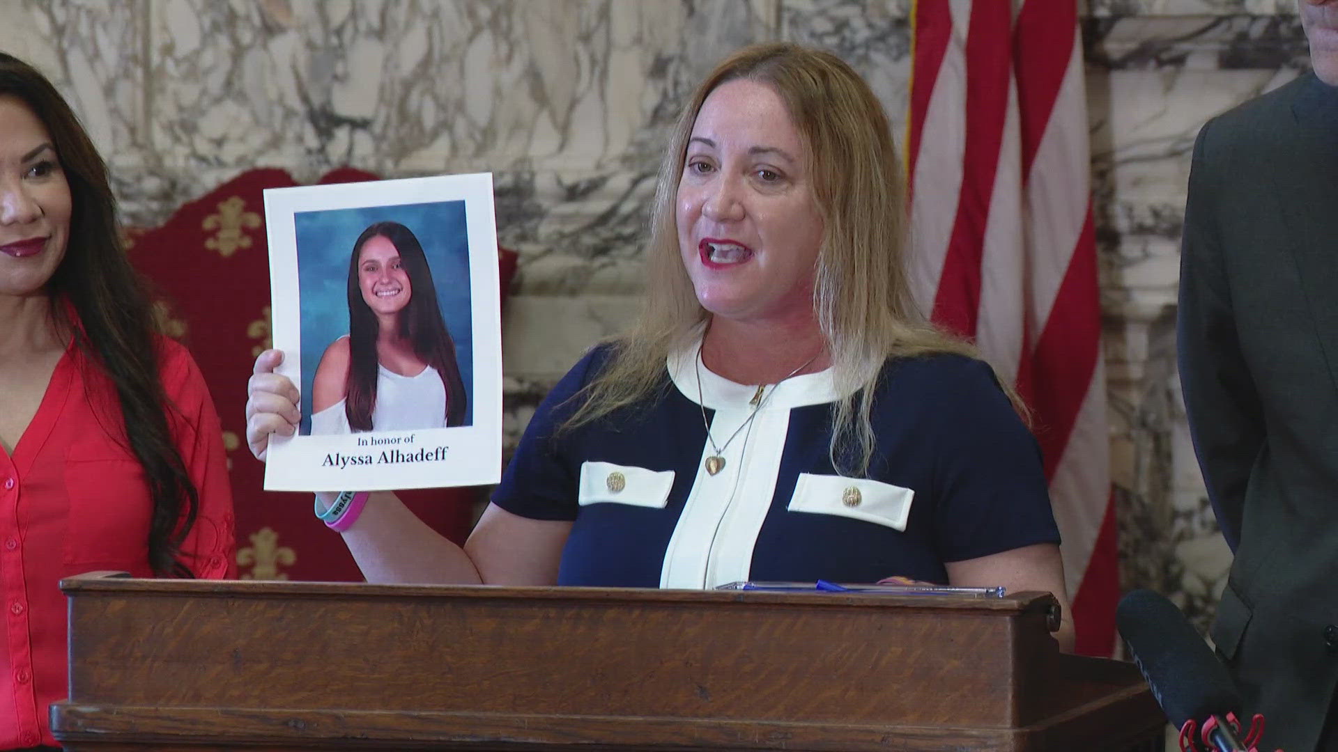 The law named after Alyssa Alhadeff, a Florida school shooting victim.