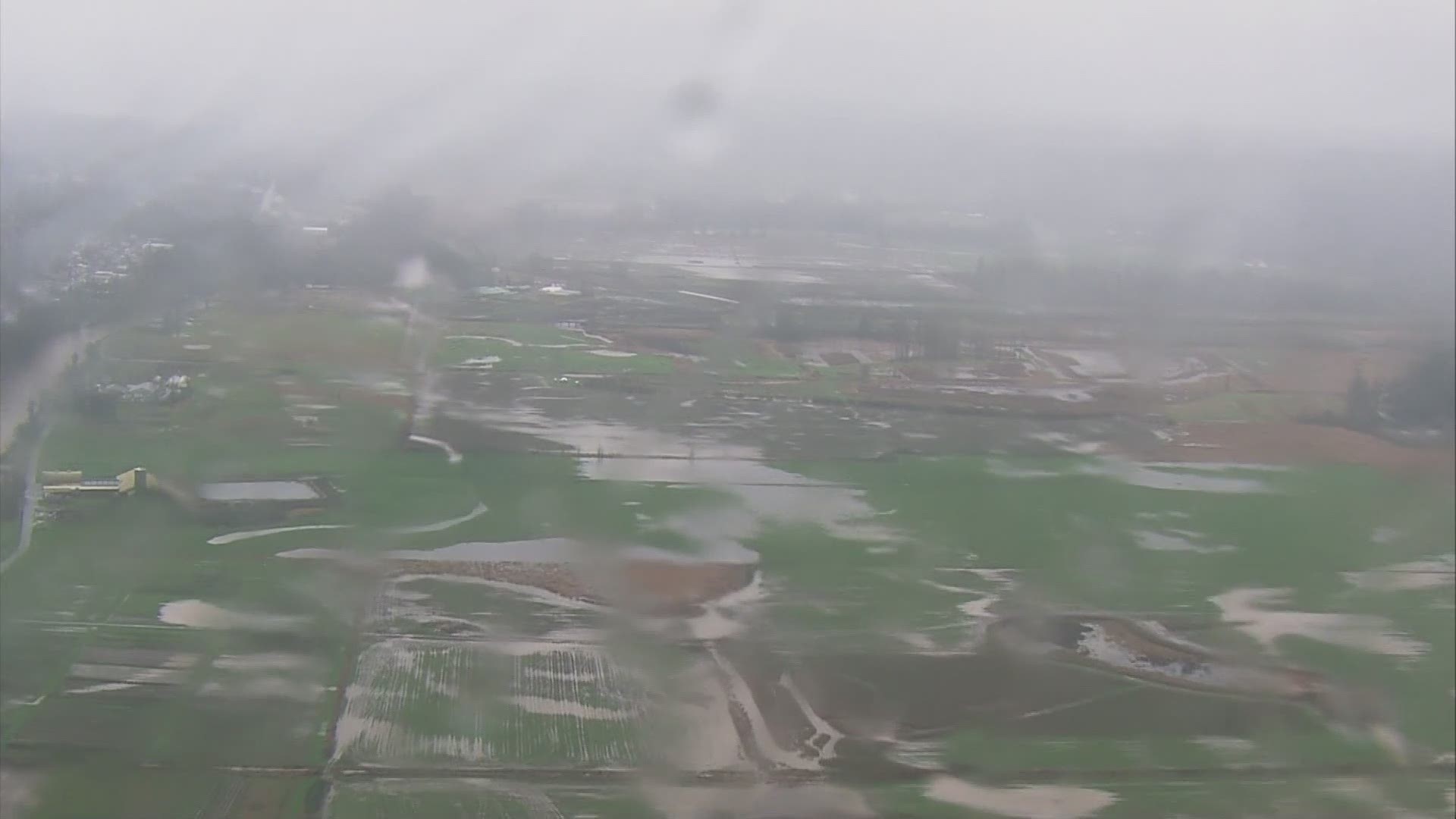 Flooding conditions along the Tolt River near Carnation on Dec. 20, 2019.