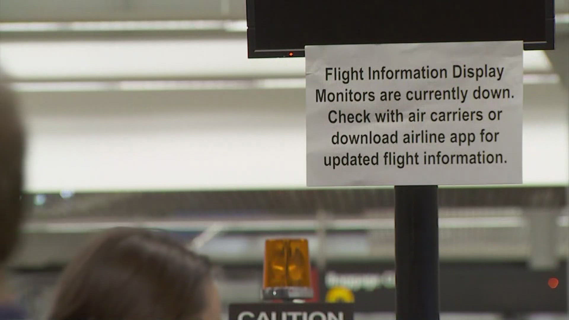 There is no timeline for when all systems at SEA Airport will be up and running but officials said they are making progress.