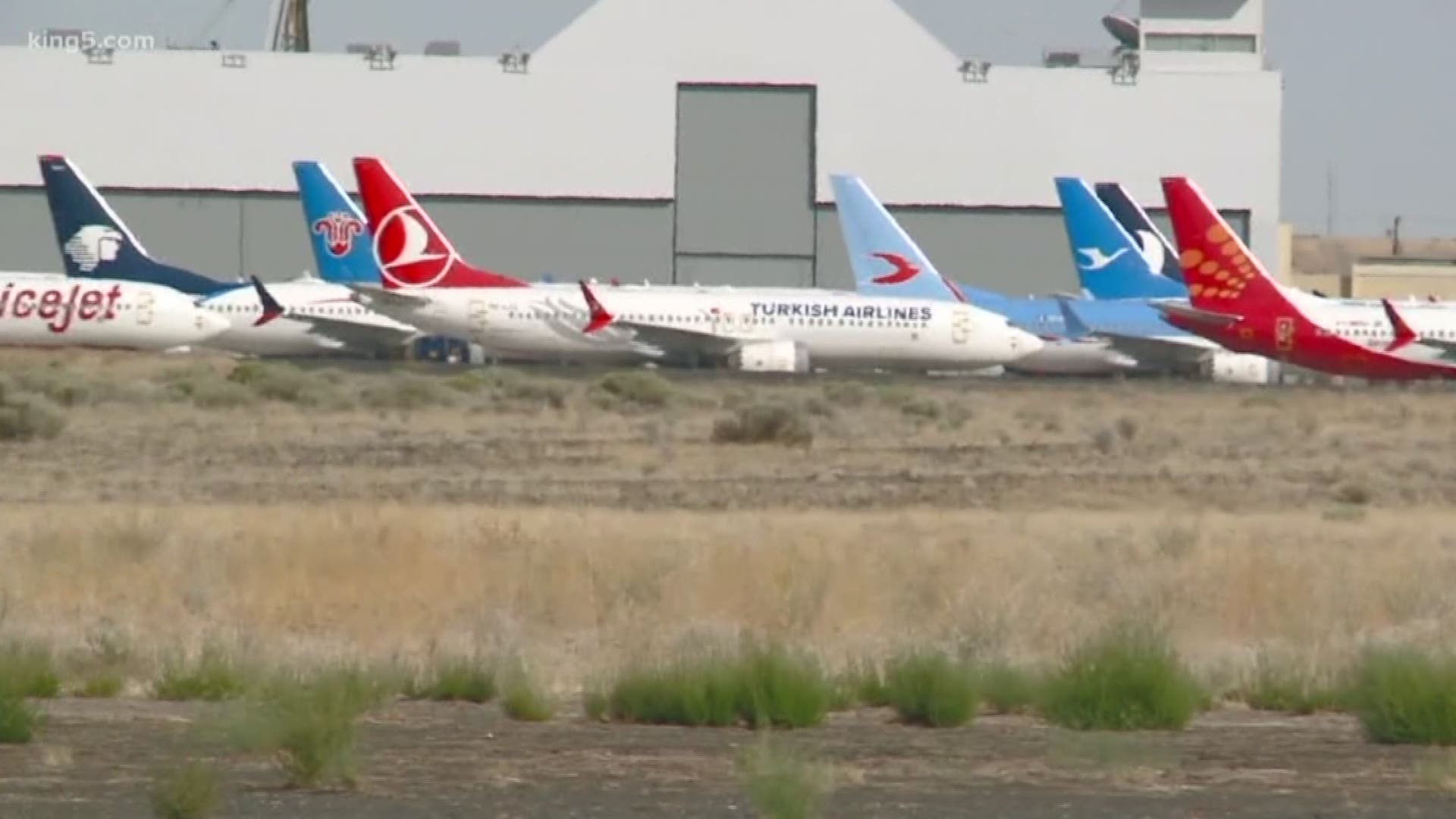 Boeing said they will hire hundreds of temporary workers at Moses Lake. Moses Lake is anticipating an economic  boost with all the hirings.