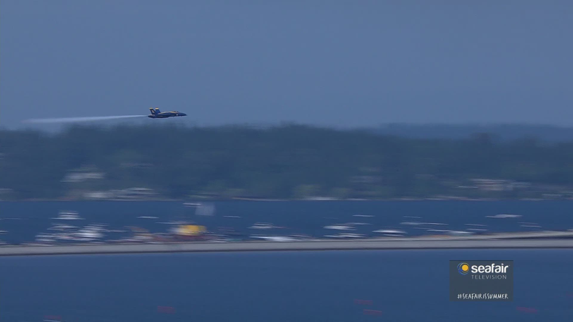 Watch the U.S. Navy Blue Angels soar over Seattle on the finale of Seafair in Seattle. This year marks the 70 anniversary of Seafair in the Pacific Northwest.