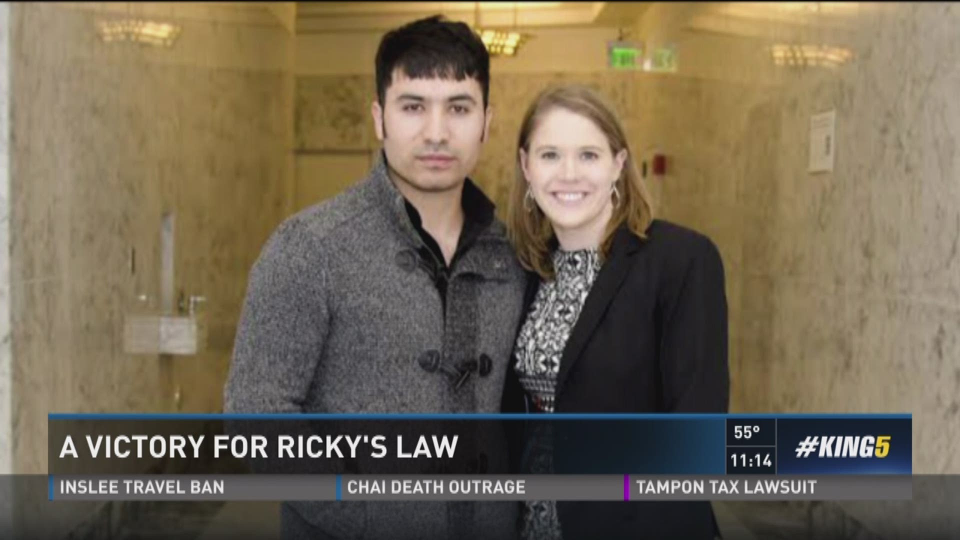 As the legislative session winds down in Olympia, we're getting a look inside one very personal crusade to change state law. House Bill 1713, or 'Ricky's Law' is named after a suicide survivor and former drug addict who is now four years clean and sober.