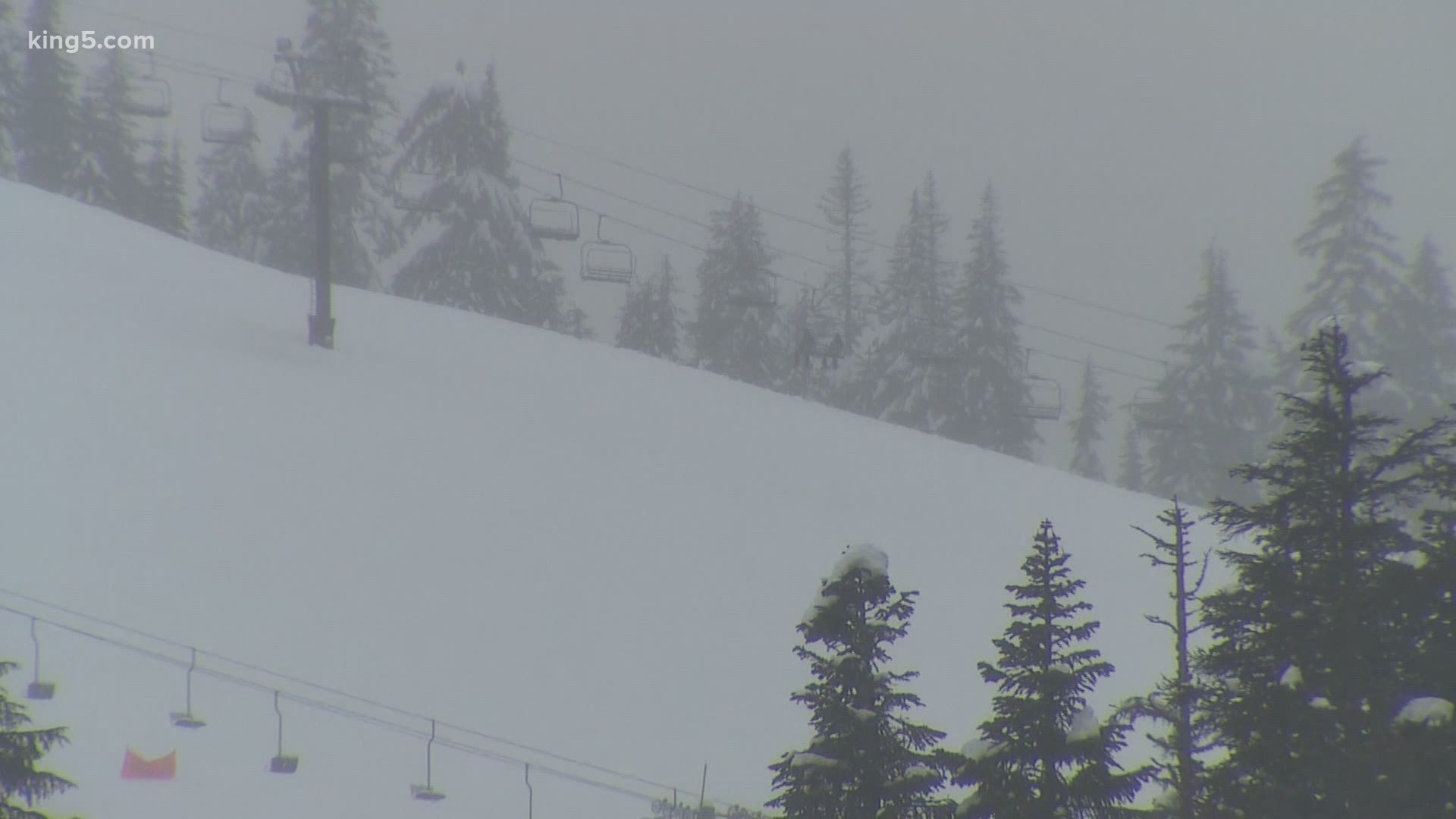 White Pass reopened Monday at 10 a.m. and Snoqualmie Pass reopened at noon. Stevens Pass reopened just before 2 p.m.