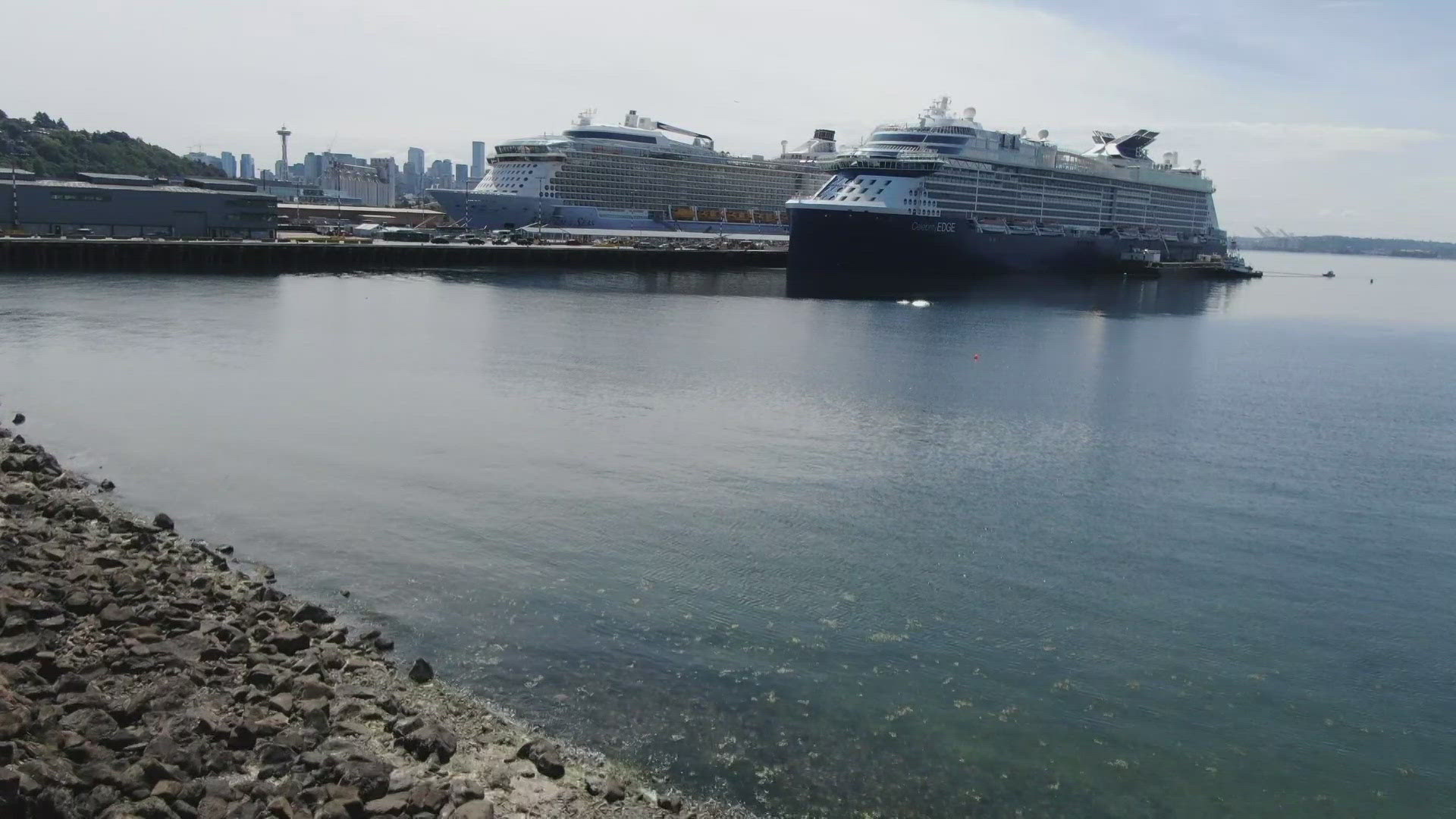 Thousands of tourists are pouring into the city — many of them bound for Alaska by cruise ship.