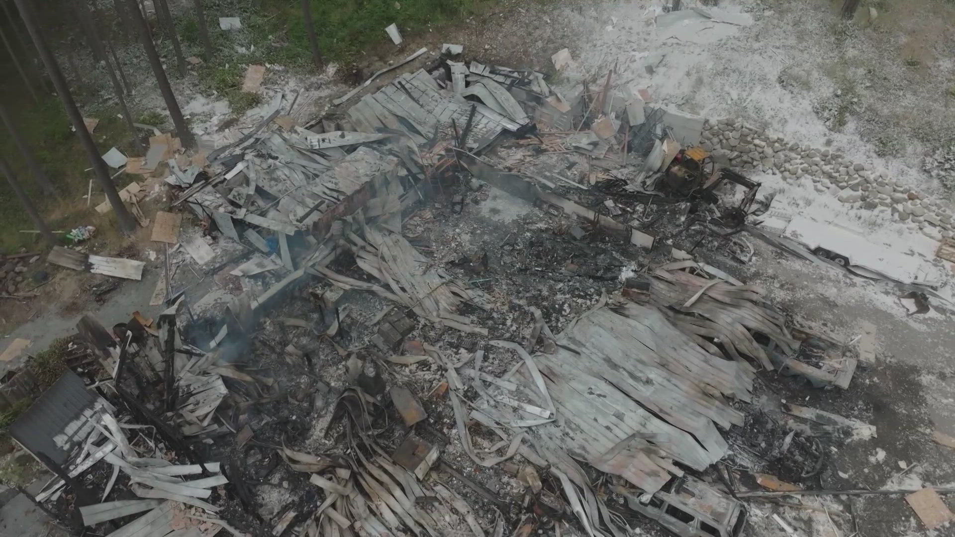 Preliminary estimates indicate between 1.5 to 2 pounds of explosives caused an explosion and fire on Whidbey Island the night of June 17.