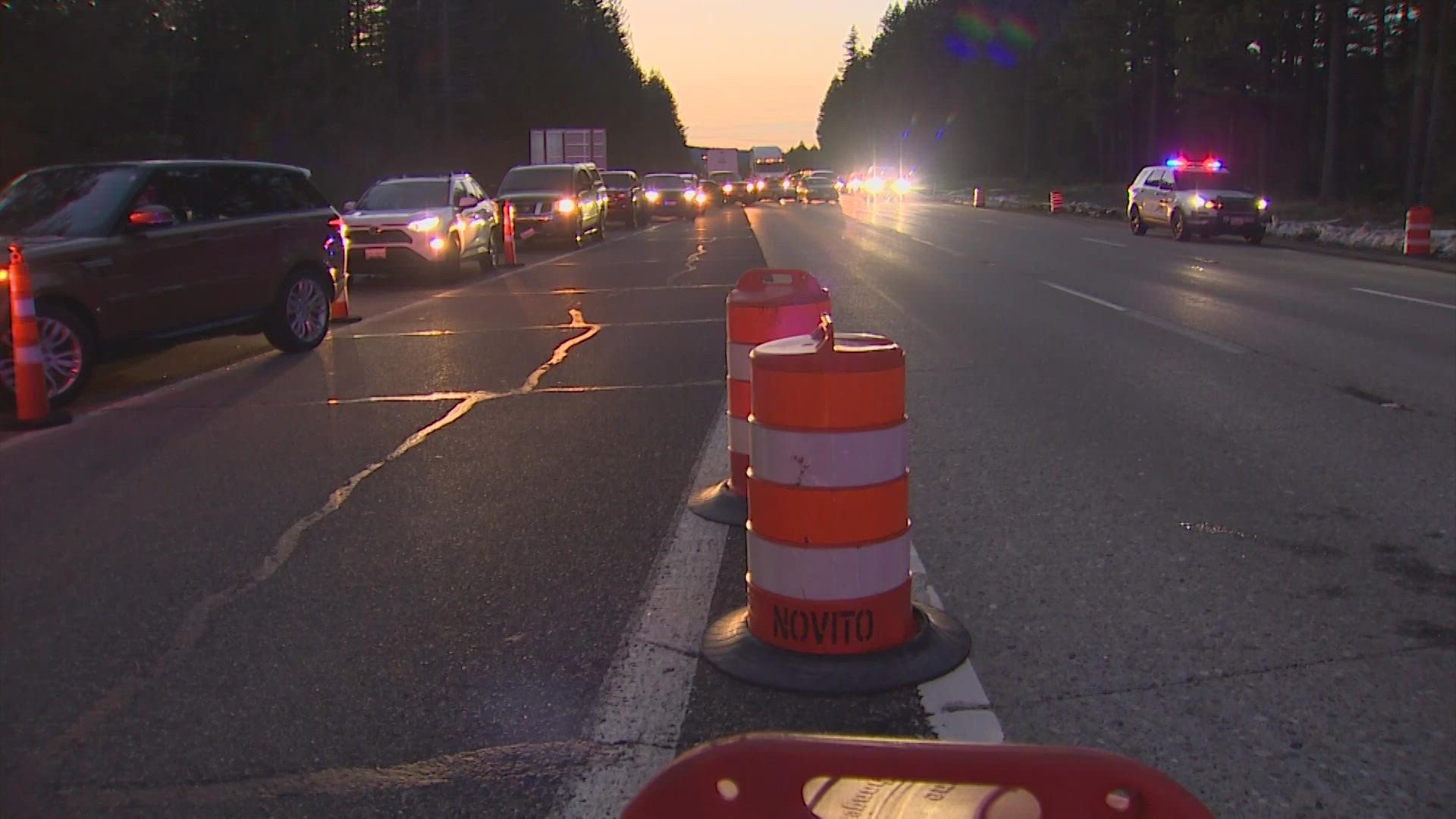 People who spent a day waiting for I-90 over Snoqualmie Pass to reopen say communication could have been better.
