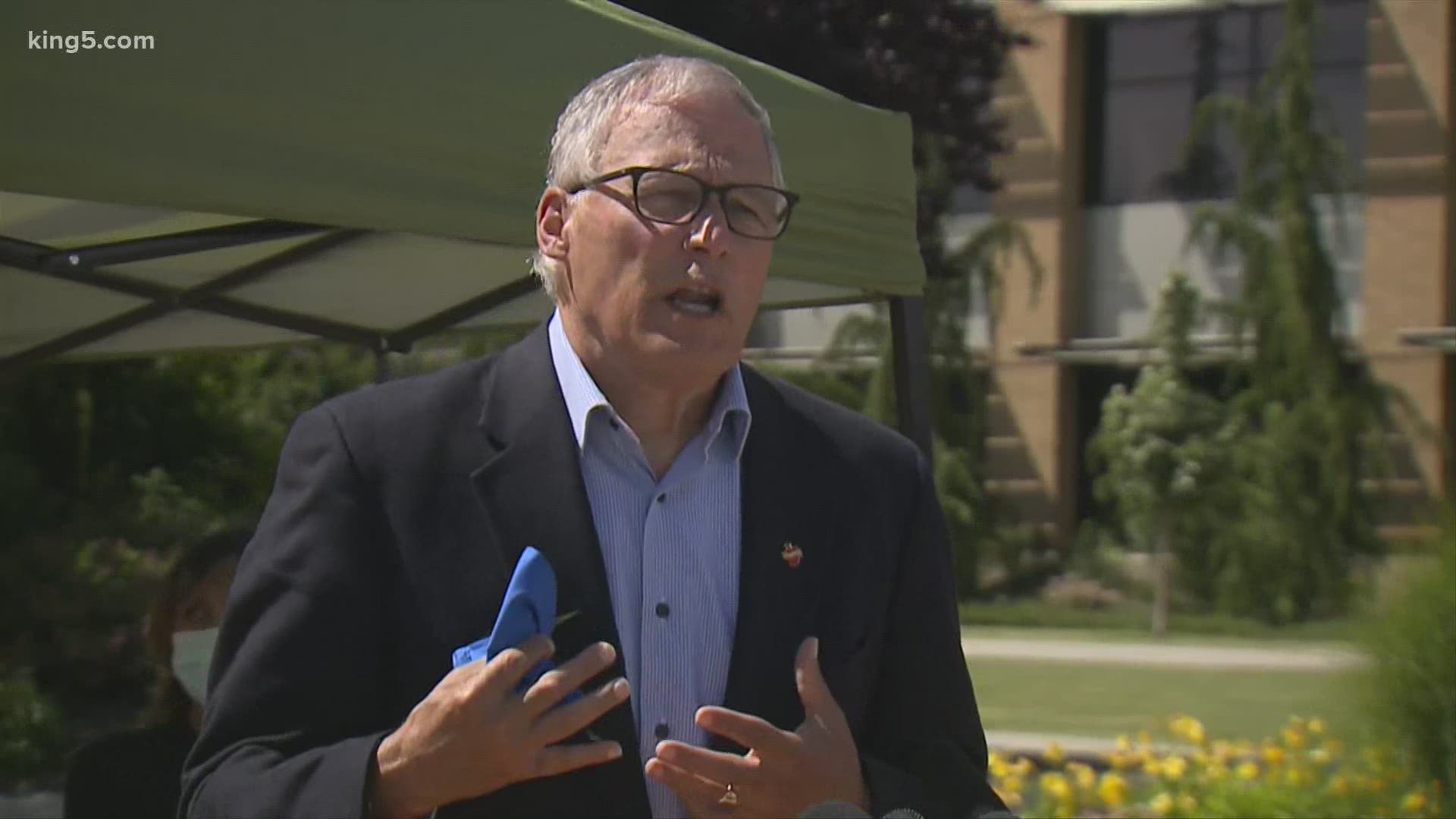 Washington Gov. Inslee said Yakima Valley is seeing a rise in COVID-19 cases and the region needs more testing and contract tracing.