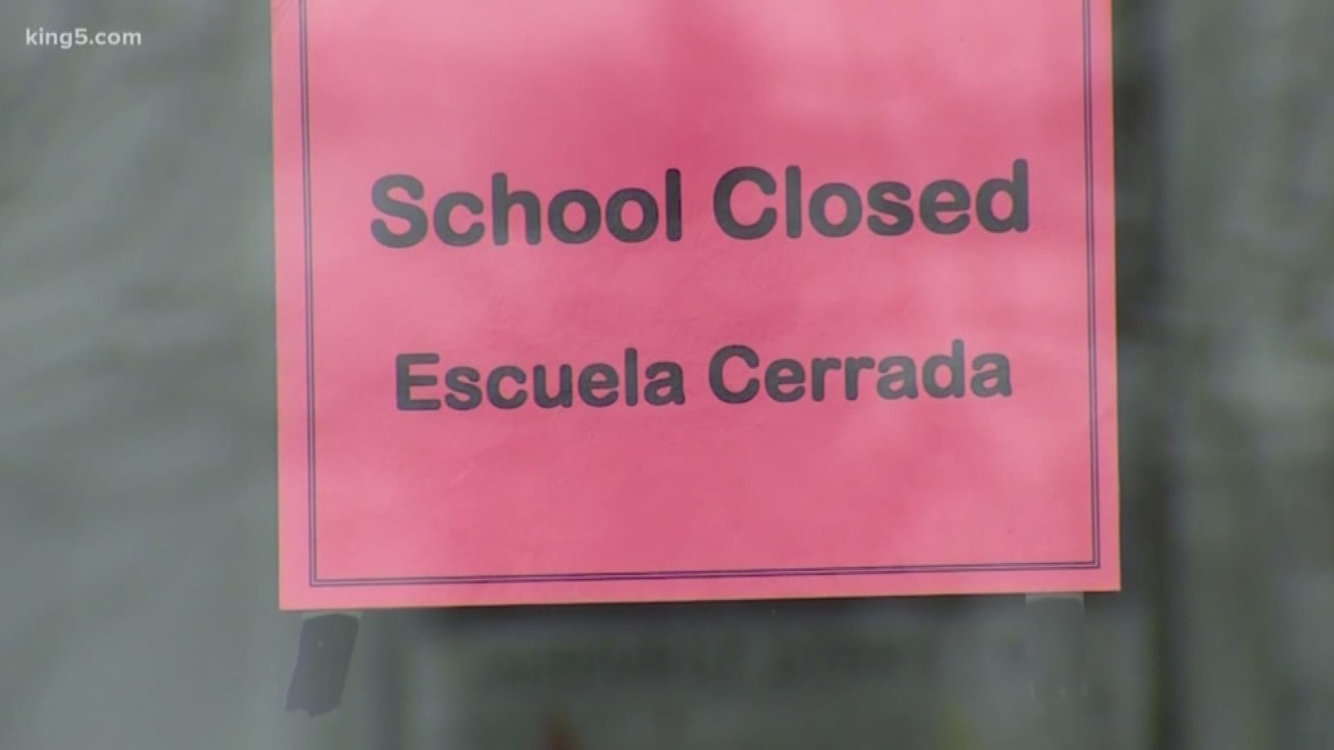 Education will continue for Washington students despite schools being closed and they have until Monday to put a plan together.