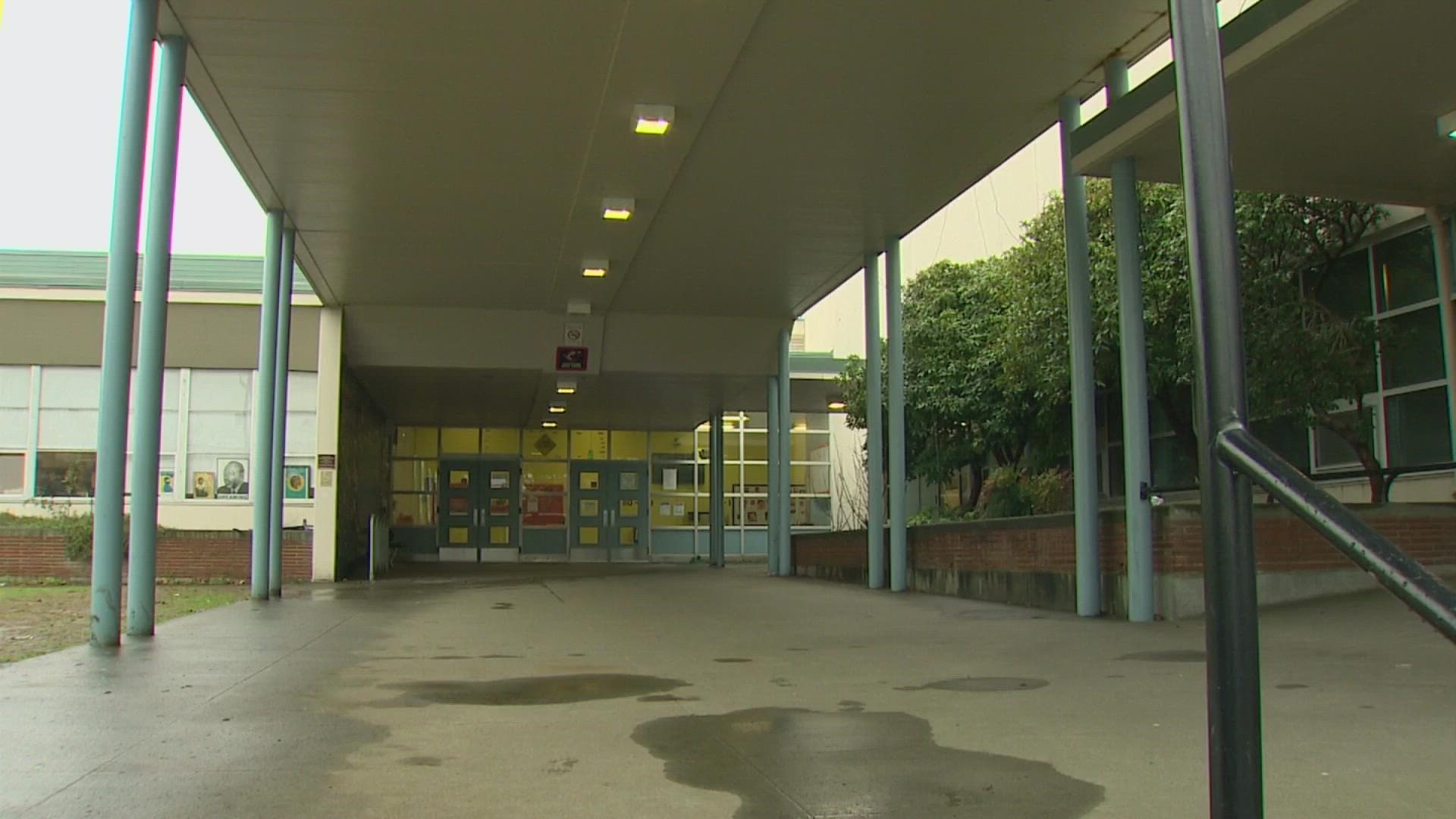 The Seattle School District made the decision to cancel classes at both the elementary and Franklin High School for one day over staffing shortages.