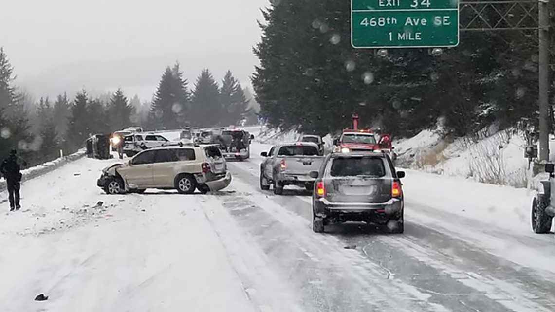 15-collision-crash on I-90 near North Bend cleared - Vimarsana News