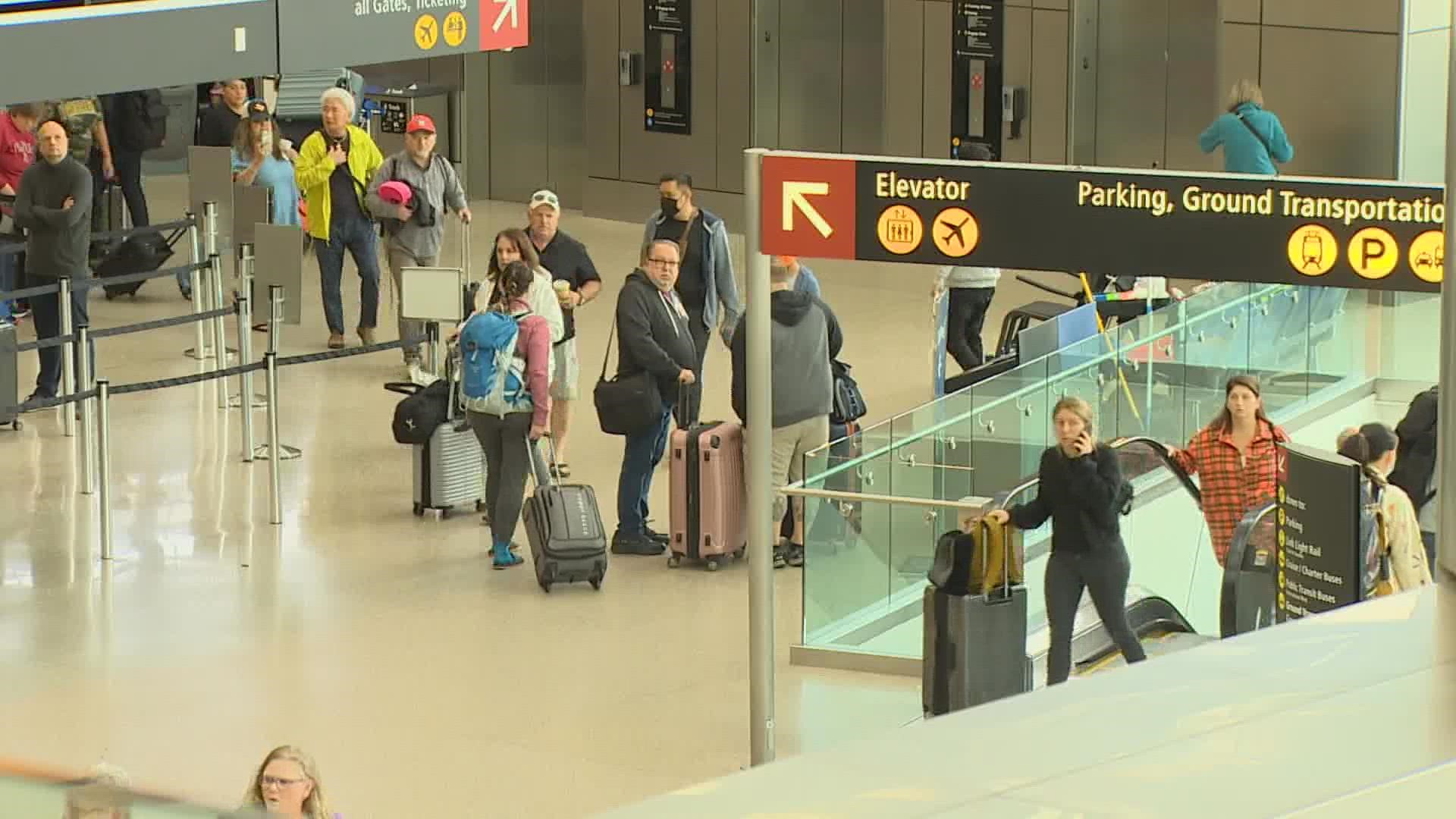 Sea-Tac Airport is growing. The issue is that it can't expand outward anymore, so many of the projects are going upward instead.