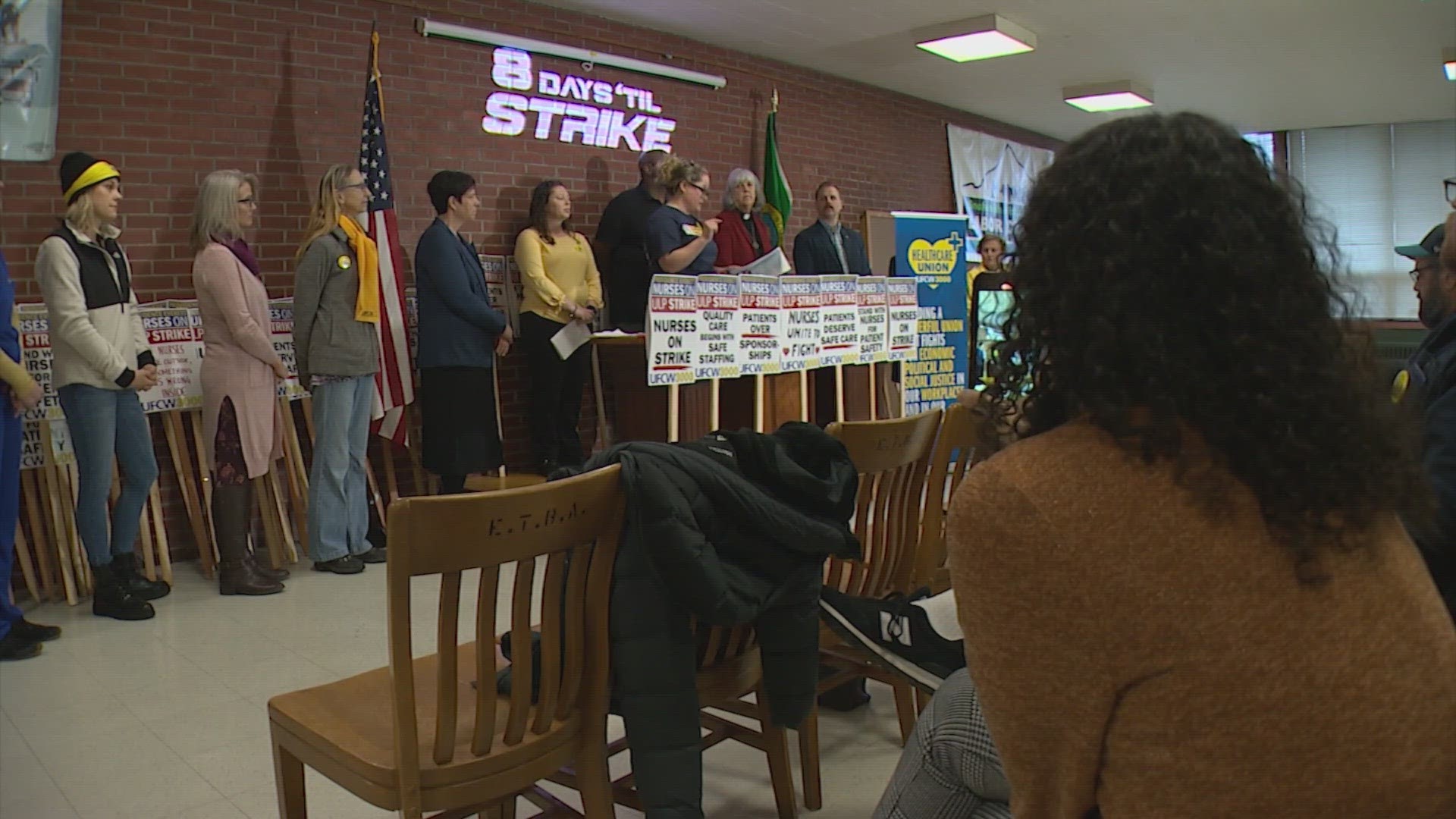 Nurses at Providence Regional Medical Center Everett will walk out over what they call unfair labor practices