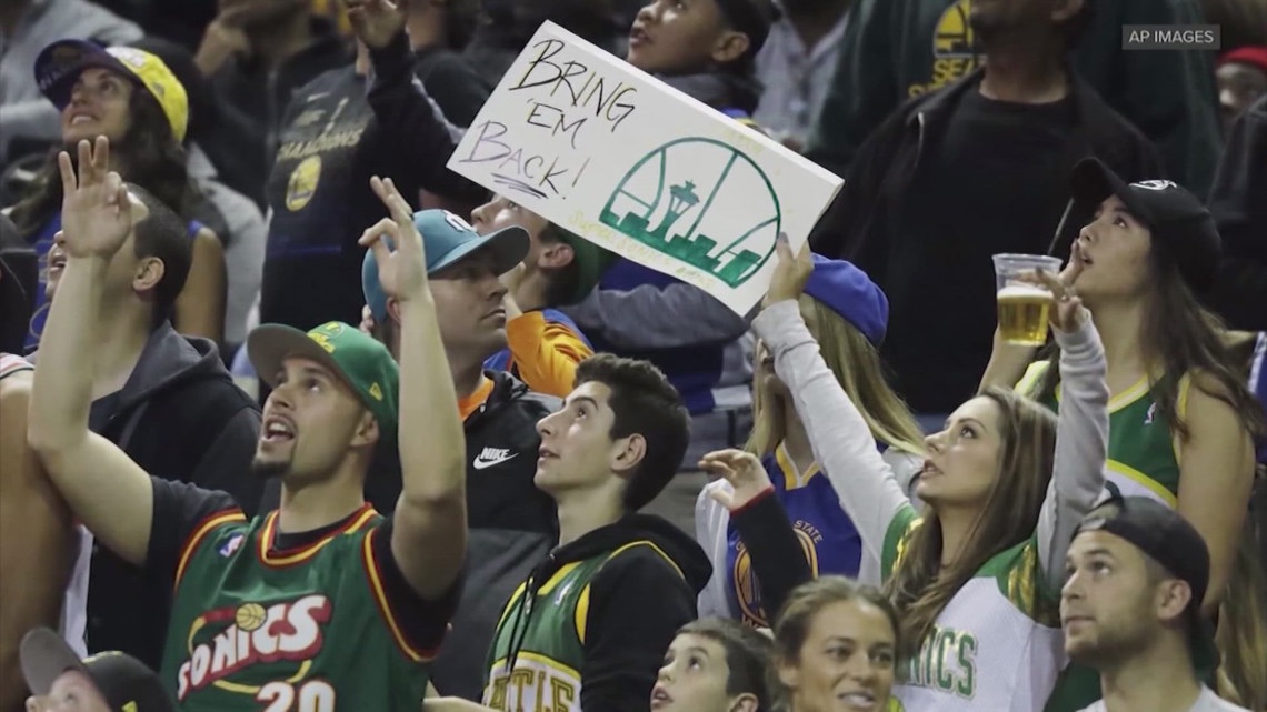The Sonics left Seattle 18 years ago. Fans react to the possibility of their return